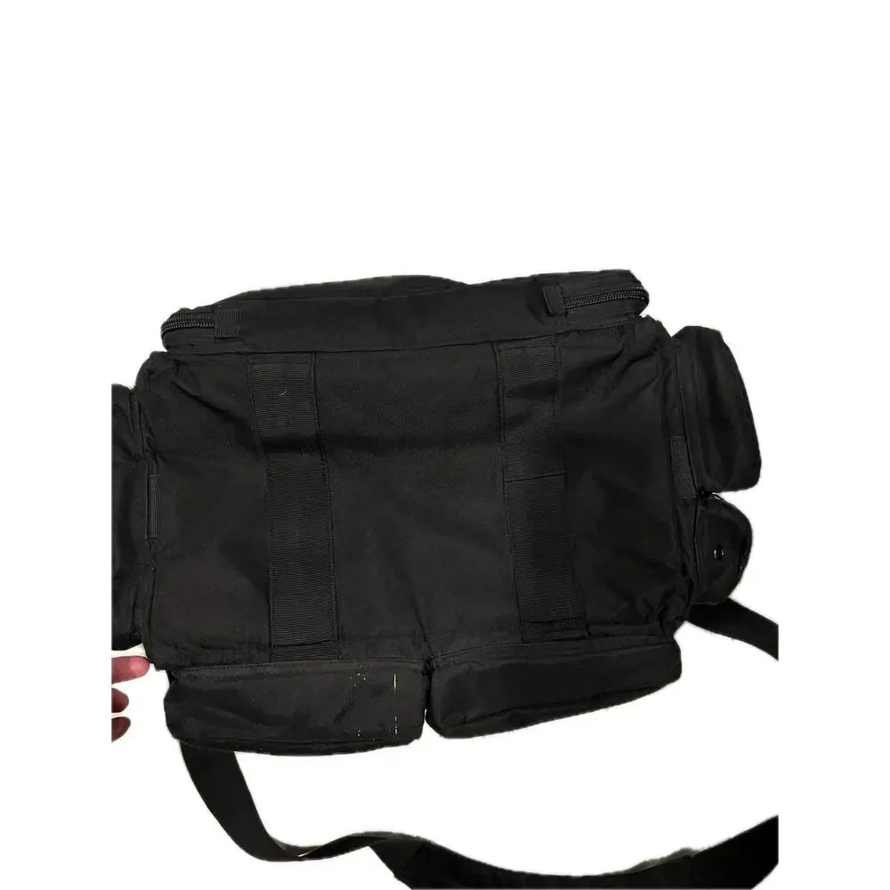 XL Tactical Canvas Black Item Duffel Bag 20